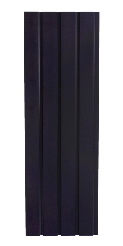 Painel Ripado-forro Lambri Preto 2750 X 455 X 9mm Caixa Com 2 Painéis - 2,5m2