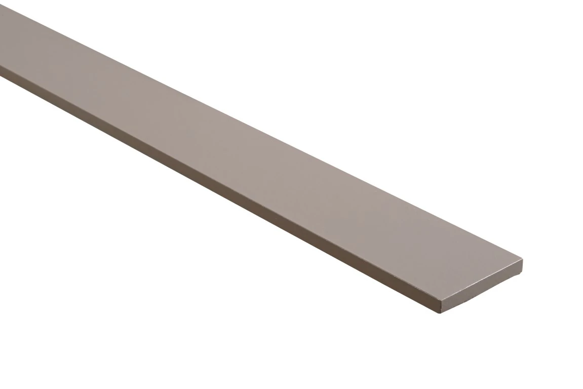 Barra De Acabamento Cinza 2750 X 70 X 9mm - 1 Par