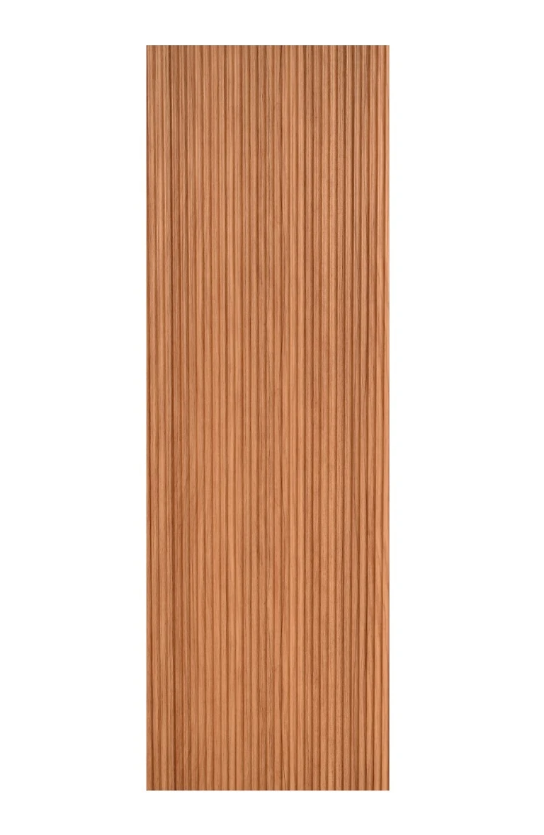 Painel Ripado Canelado-ondulado Teka 2750 X 445 X 9mm Caixa Com 2 Painéis - 2,5m2