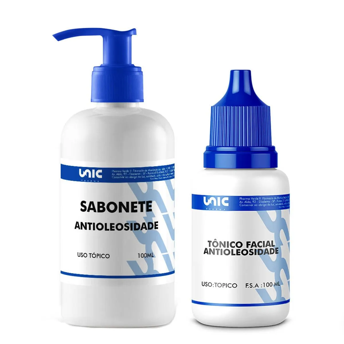 Kit Antioleosidade Facial - Sabonete 100ml + Tônico 60ml