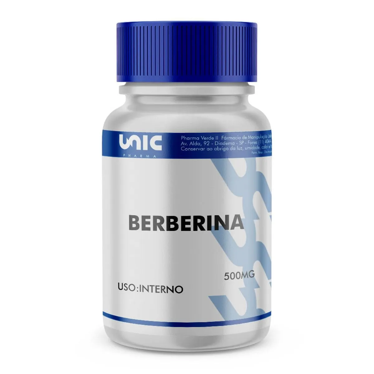Berberina 500Mg - 60 Cápsulas