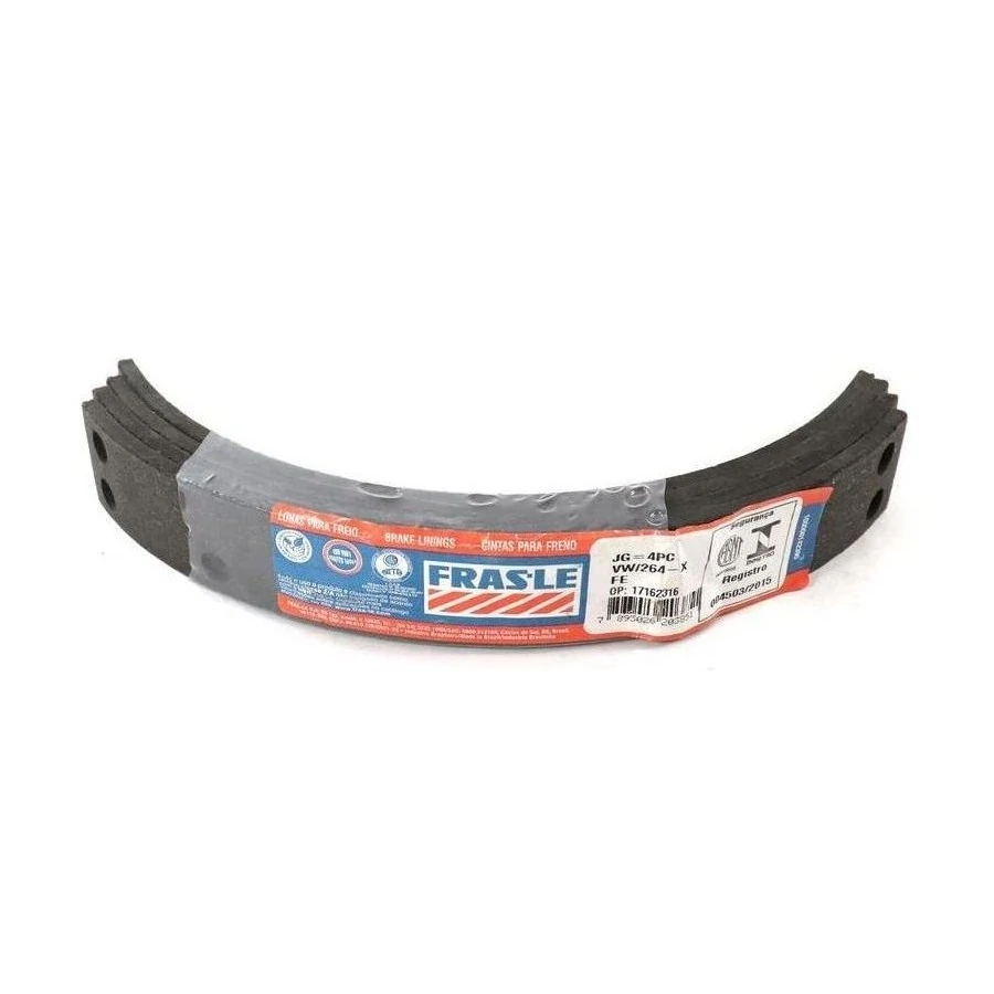 Lona de Freio Traseira (1X) VOLKSWAGEN FUSCA 5 Furos - FRAS-LE VW264X