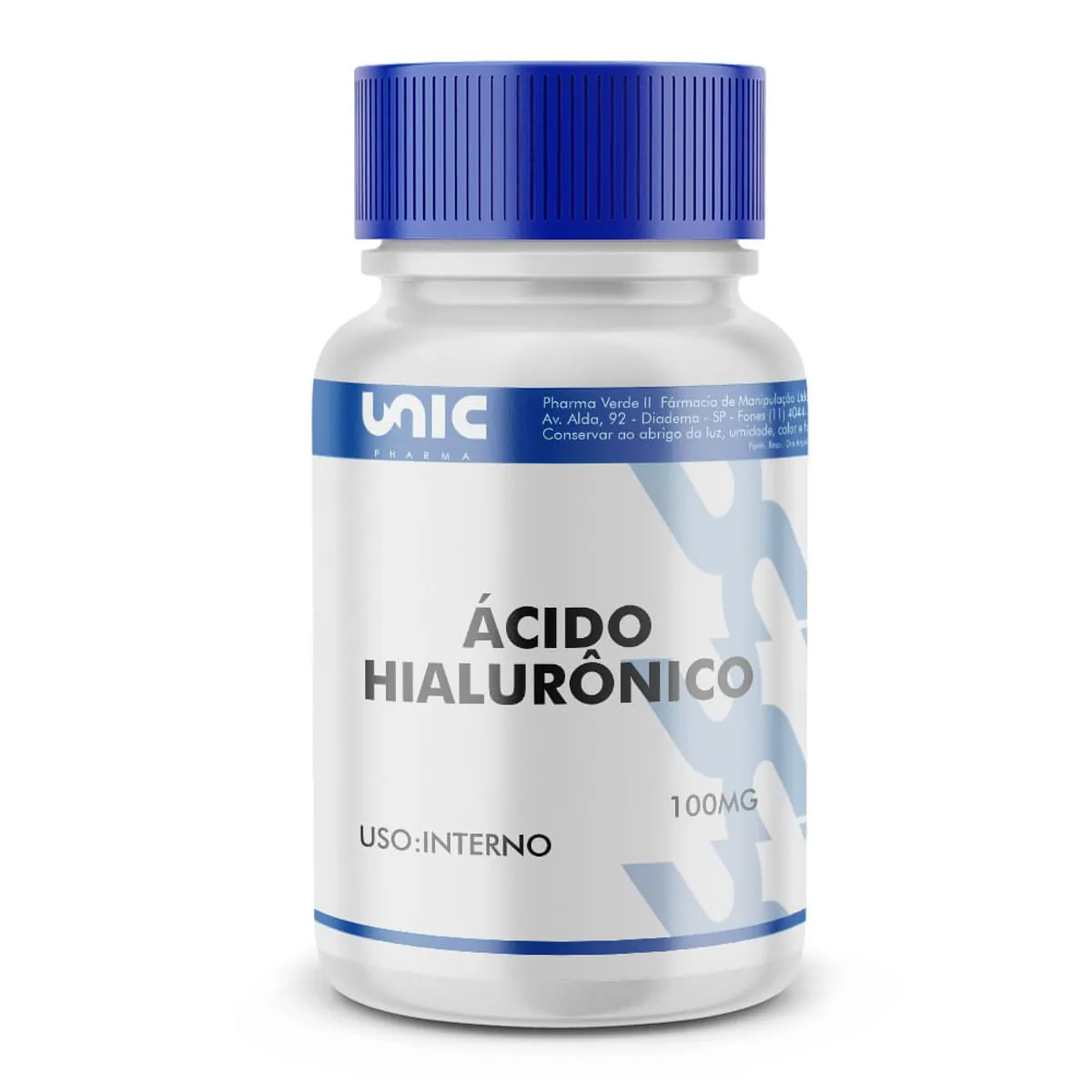 Ácido hialurônico 100mg 90 Cápsulas