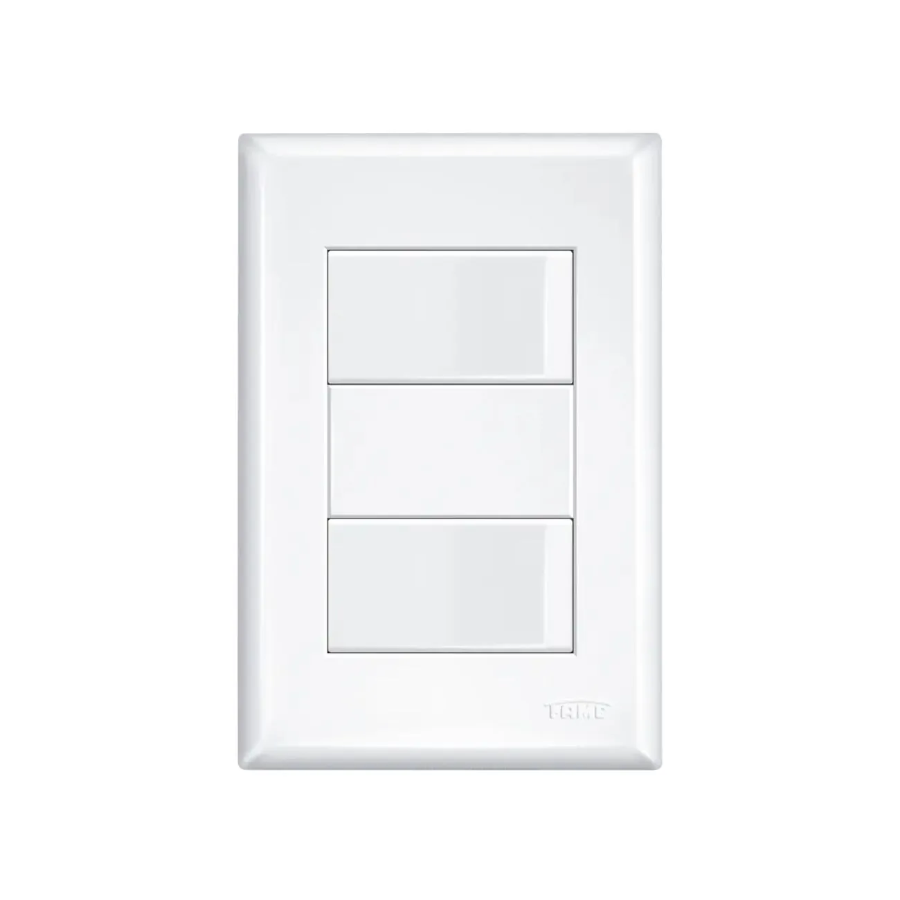 Interruptor 2 Teclas Simples Com Placa 4x2 Fame Evidence