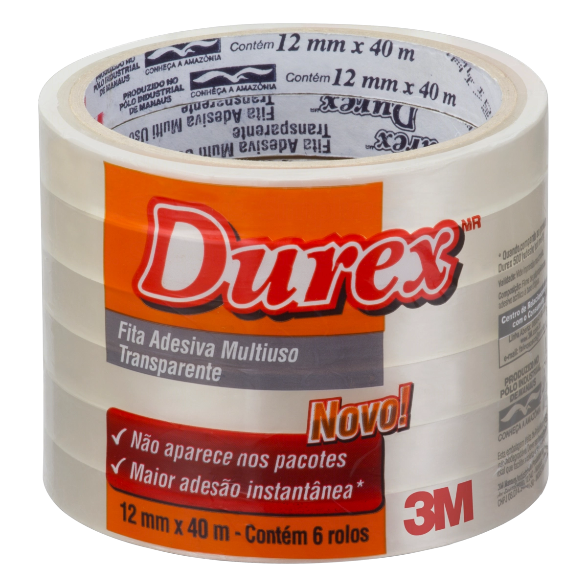 3m Fita Durex Fita Ades 10x40 Ref/16363