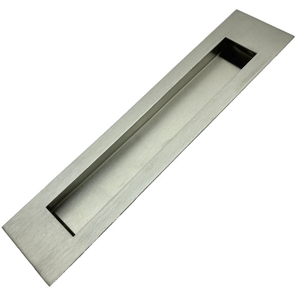 Puxador Concha Para Porta De Correr Inox Escovado 60 Cm