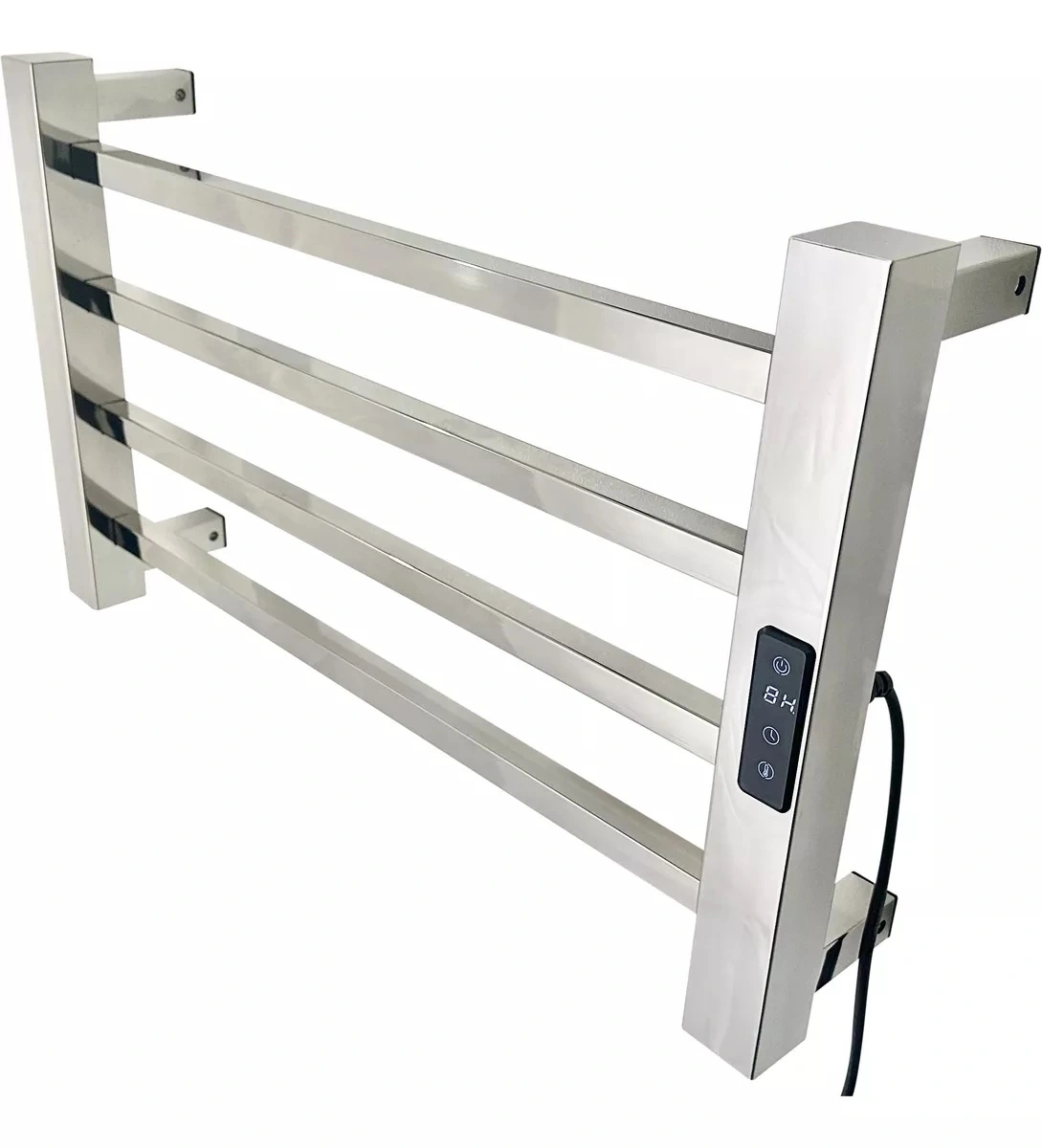 Toalheiro Elétrico Térmico Inox 304 Timer Digital 1 Toalha - Fio Do Lado Esquerdo - 110 Volts