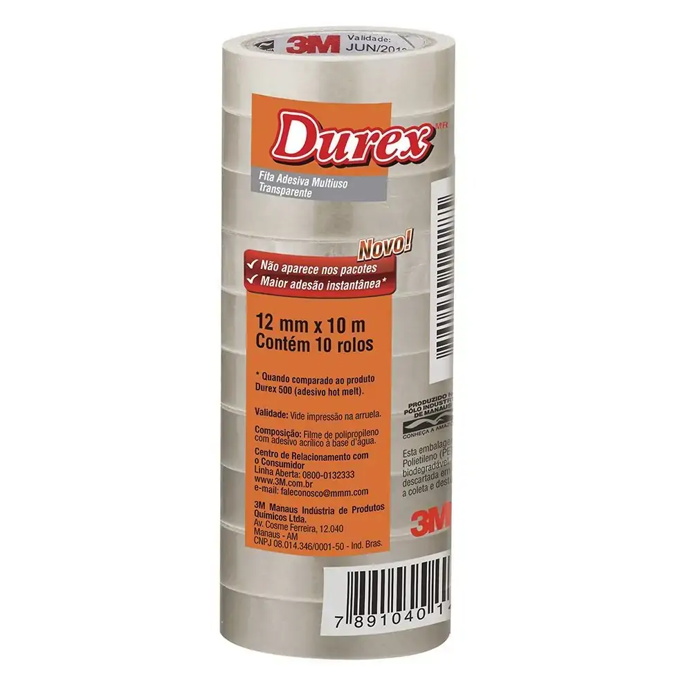 3m Fita Durex Fita Ades 12x10 Ref/16326
