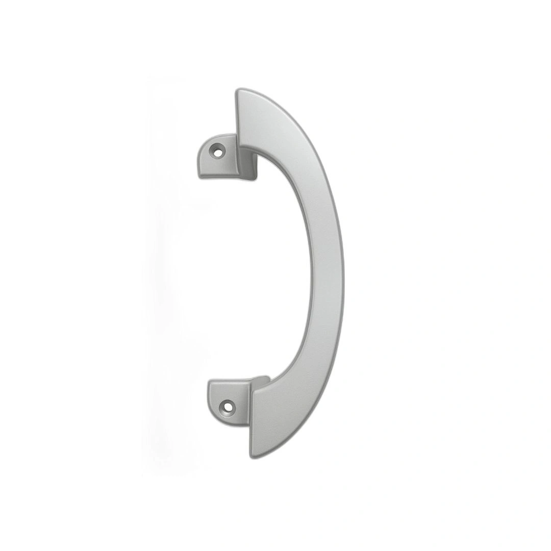 Puxador Arcos 250mm Fosco/cinza De Alumínio Para Porta Portão Udinese 9210991