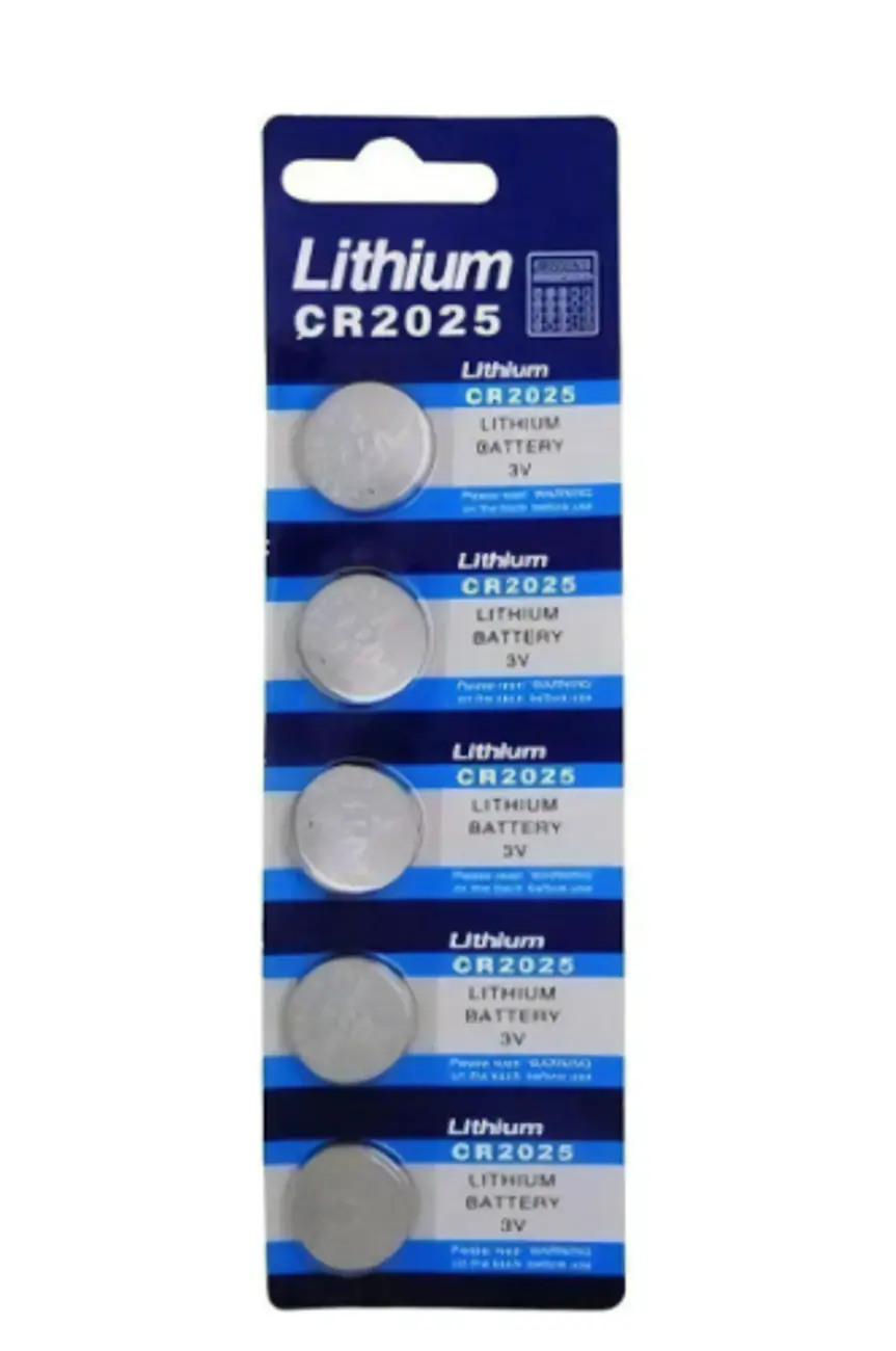 Bateria De Lítio 3v Cartela Com 5 Peças Cr2025