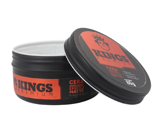 Cera Modeladora Matte Premium Kings 80g