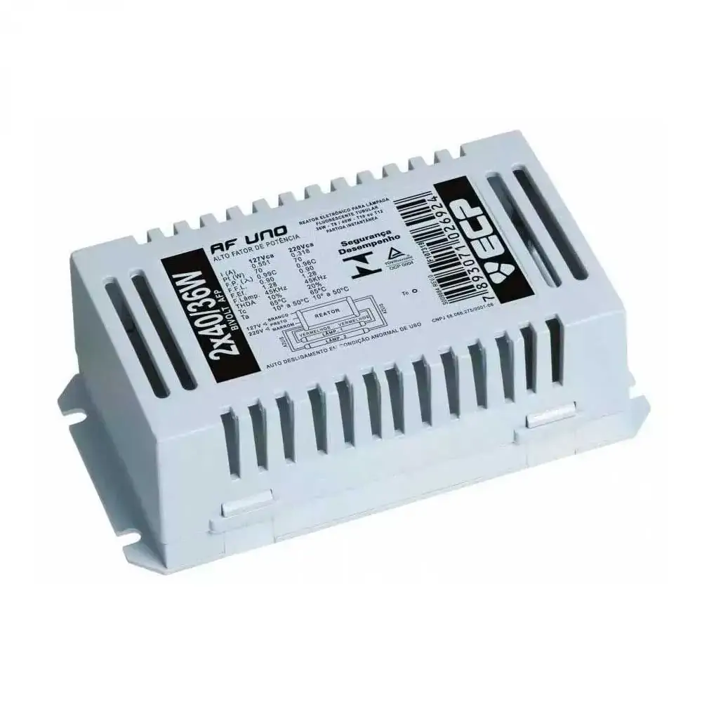 Ecp Reator Bivolt 2 X 40 / 36w