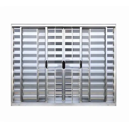 Veneziana 6 Folhas 100x150 C/ Grade Brilhante
