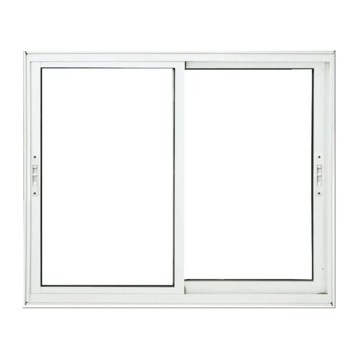 Vitro 2 Folhas Moveis 120x120 S/ Grade Branca Linha 25
