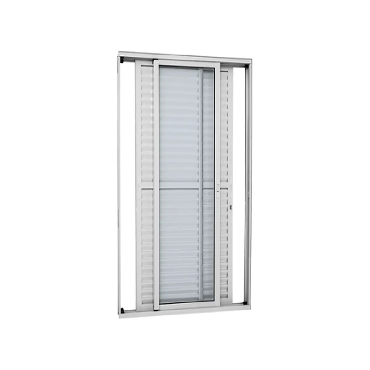 Porta balcao 210x120 3 folhas Moveis branco Linha 25