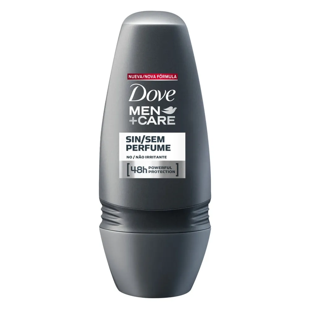 Desodorante Antitranspirante Roll On DOVE Men+Care Sem Perfume 50ml