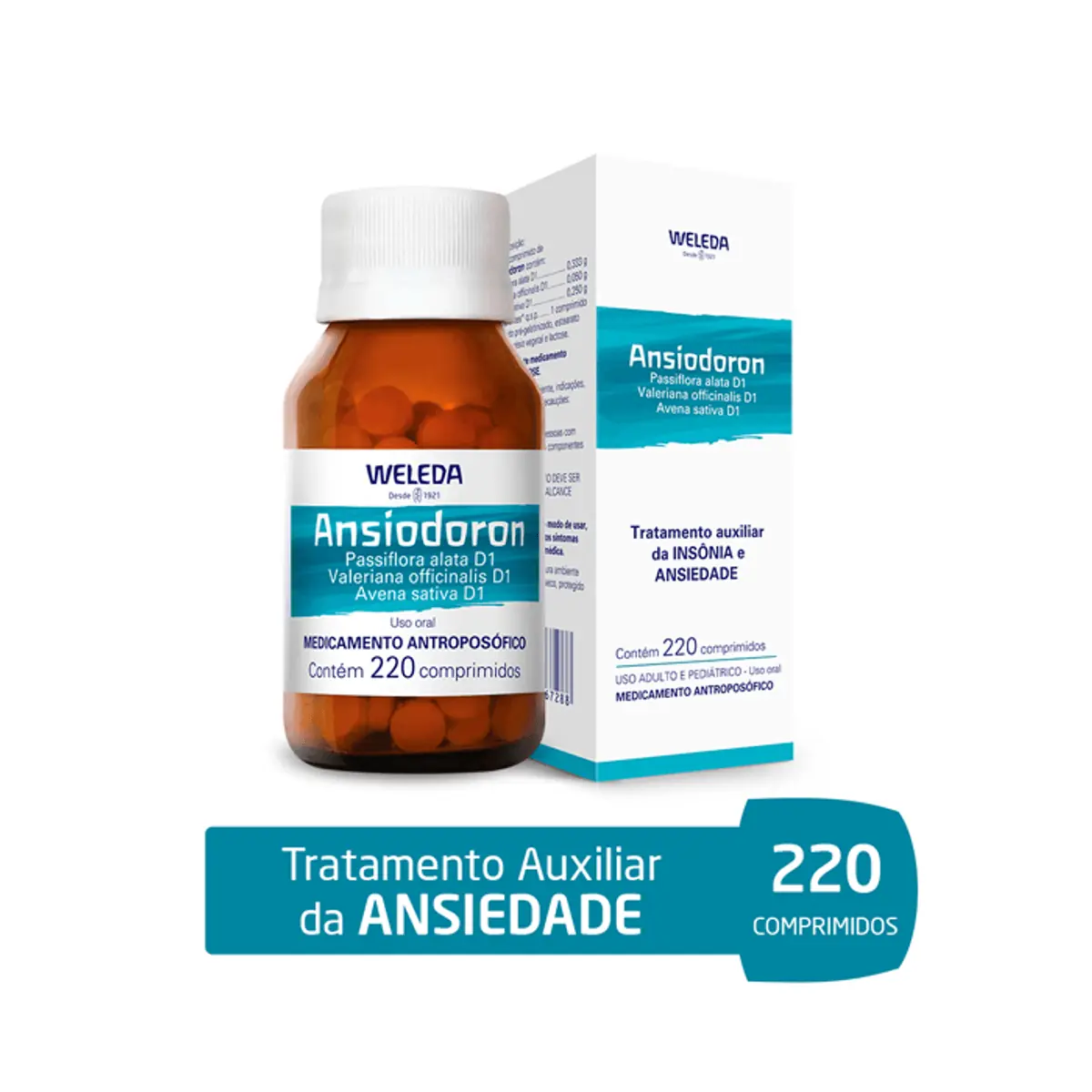 Calmante Ansiodoron 220 Comprimidos