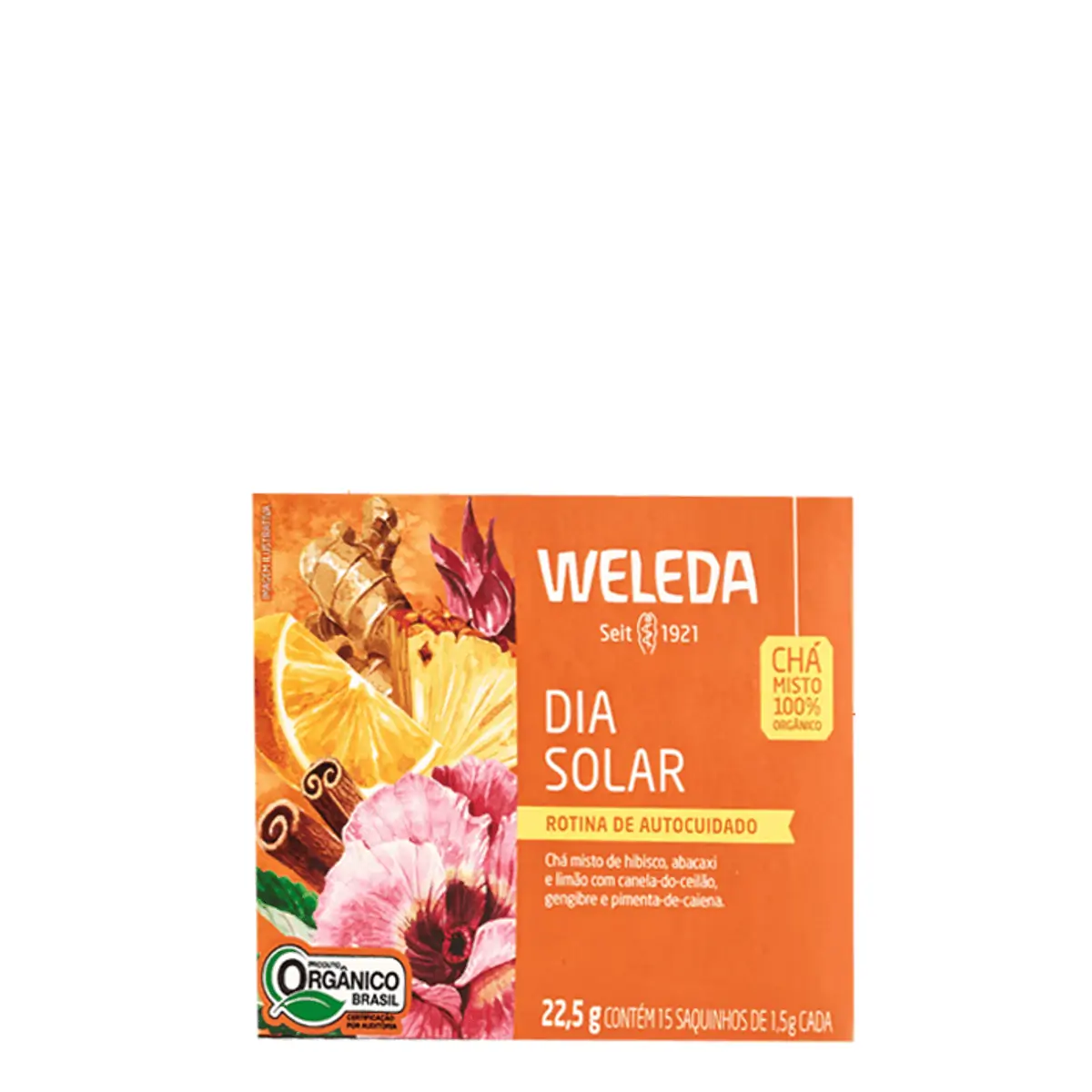Chá Dia Solar Orgânico Weleda Rotina De Autocuidado Caixa 22,5g 15 Unidades
