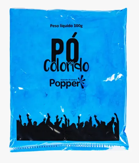 Po Colorido Azul 100g Ref.pc B Festa Show