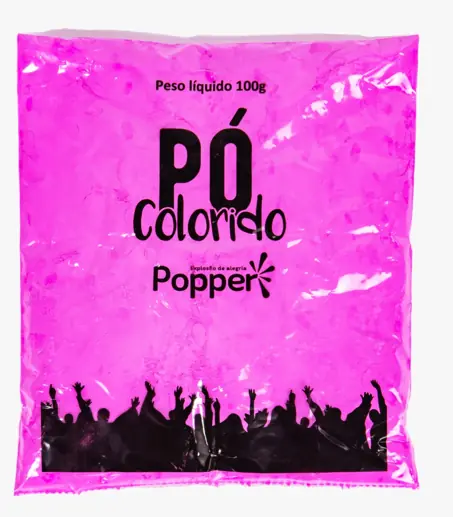 Po Colorido Pink 100g Ref.pc P Festa Show