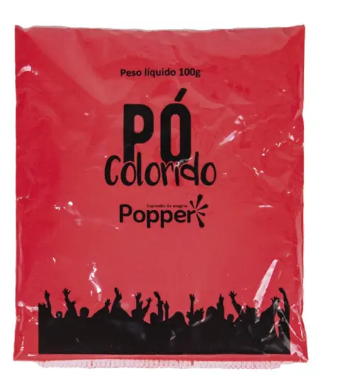 Po Colorido Vermelho 100g