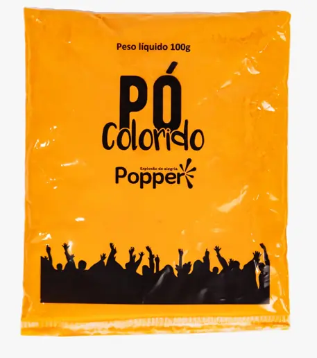 Po Colorido Laranja 100g Ref.pc O Festa Show