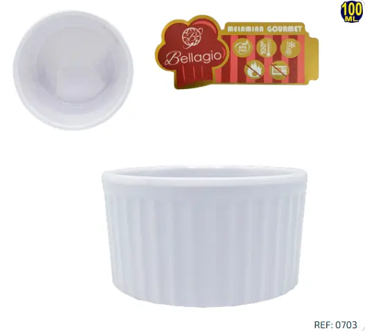Ramequim Melamina P 100ml Bellagio 1x1und