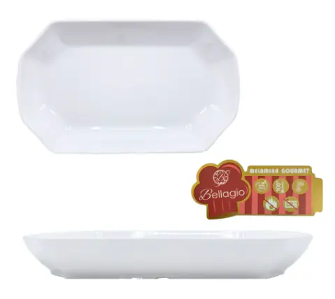 Travessa De Melamina P 27 5x16 5x3 5cm 800ml Cx 24 12 Ref 0710