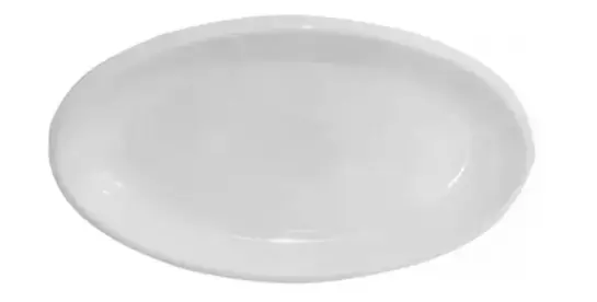 Travessa Oval Melamina M 40x29x3.8cm 0719 Bellagio