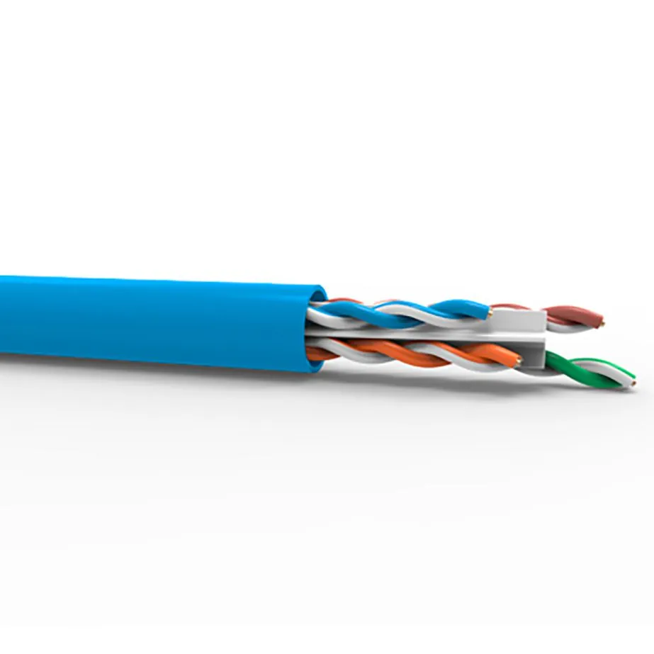 Cabo Lan Furukawa Sohoplus U/utp 24awgx4p Cat6 Cmx Azul Rohs