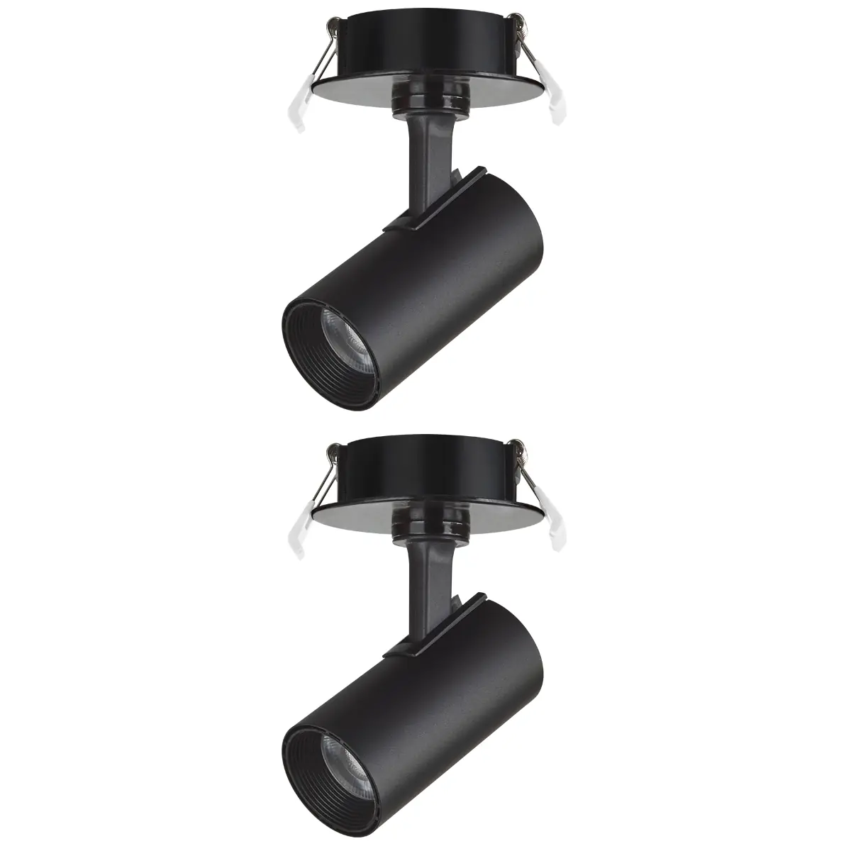 Kit 2 Spot Led Direcionável Foxlux Embutir 12w 3000k Biv