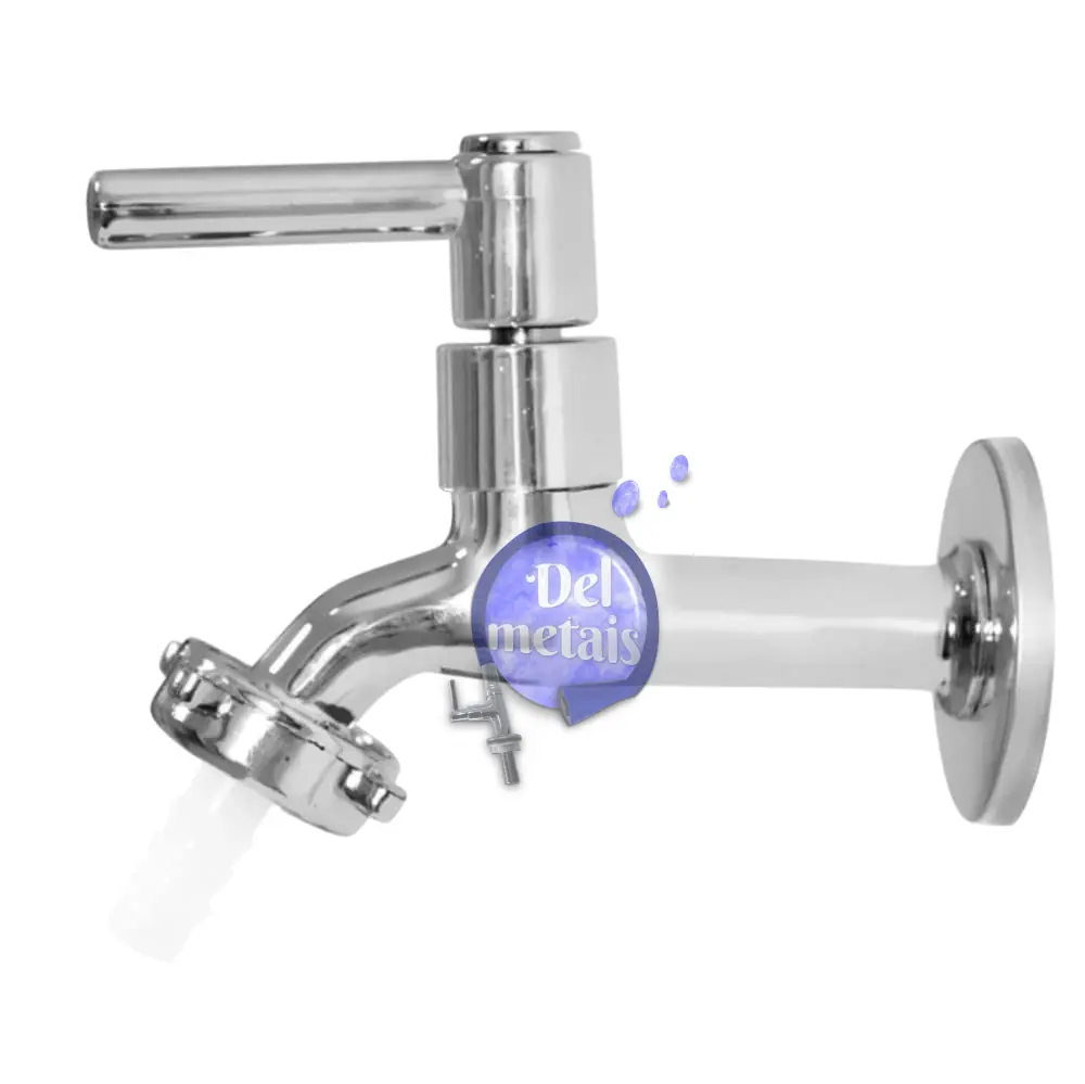 Torneira Para Jardim Tanque Metal Alavanca Cromada 1130 C72 Del Metais