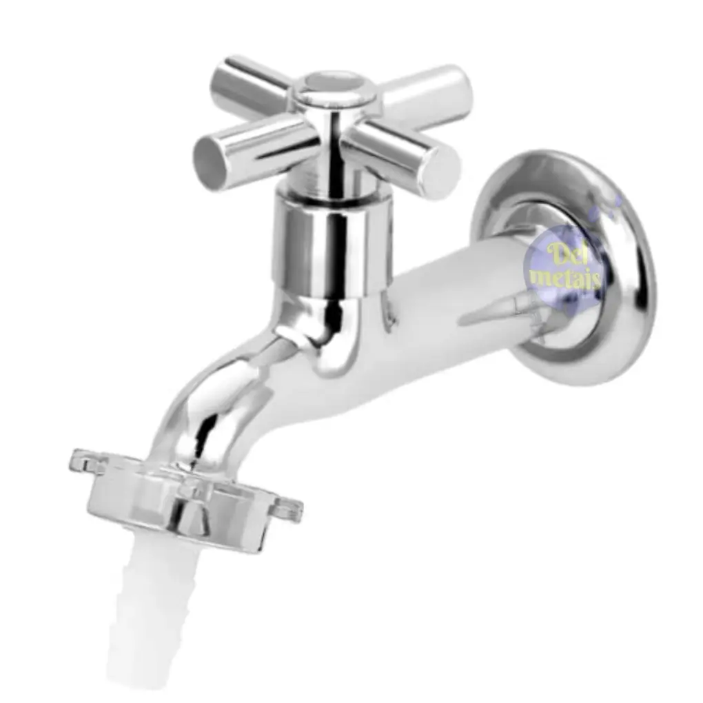 Torneira Para Jardim Tanque Alavanca Metal Cromada 1130 C31 Cor:prateado
