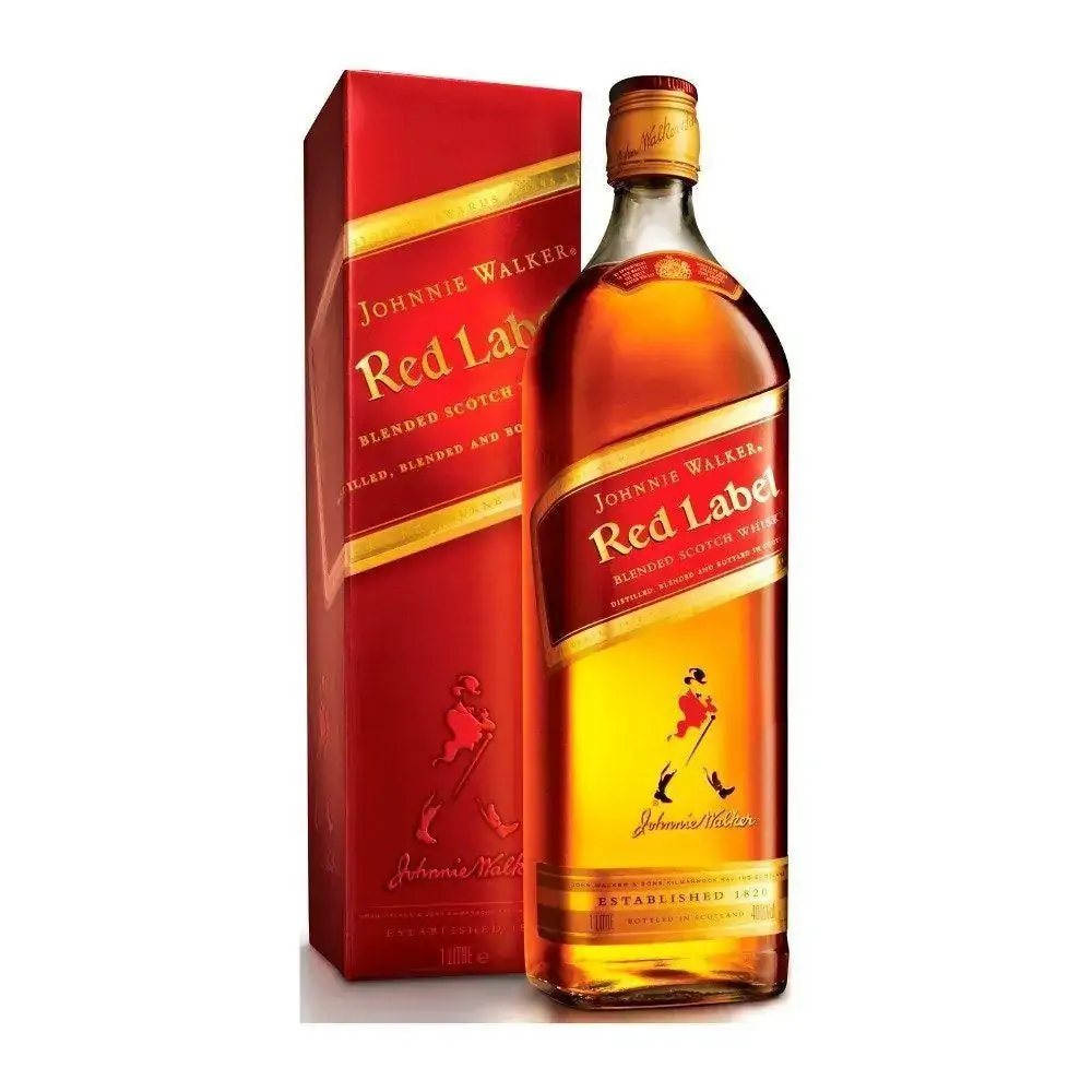 Combo 3x Whisky Johnnie Walker Red Label 1000ml