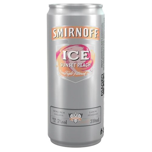 Vodka Smirnoff Ice Sunset Peach Lata