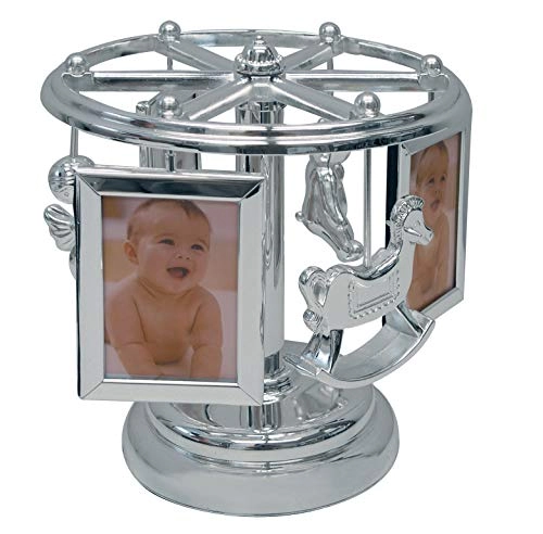 Porta Retrato Dynasty Carrossel Musical 5x8cm