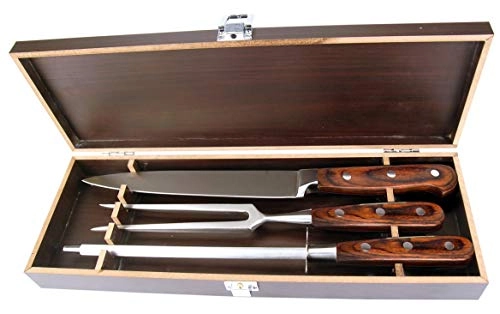Jg Churrasco Dynasty 3pcs Caixa Madeira