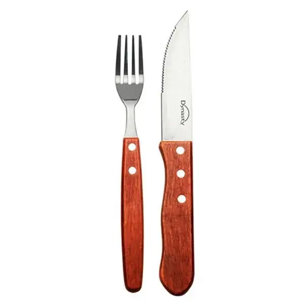 Jg Talheres Churrasco Dynasty 12pcs Cabo Madeira