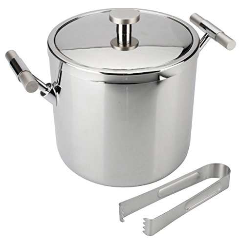 Balde P/gelo Inox 14cm C/pinca