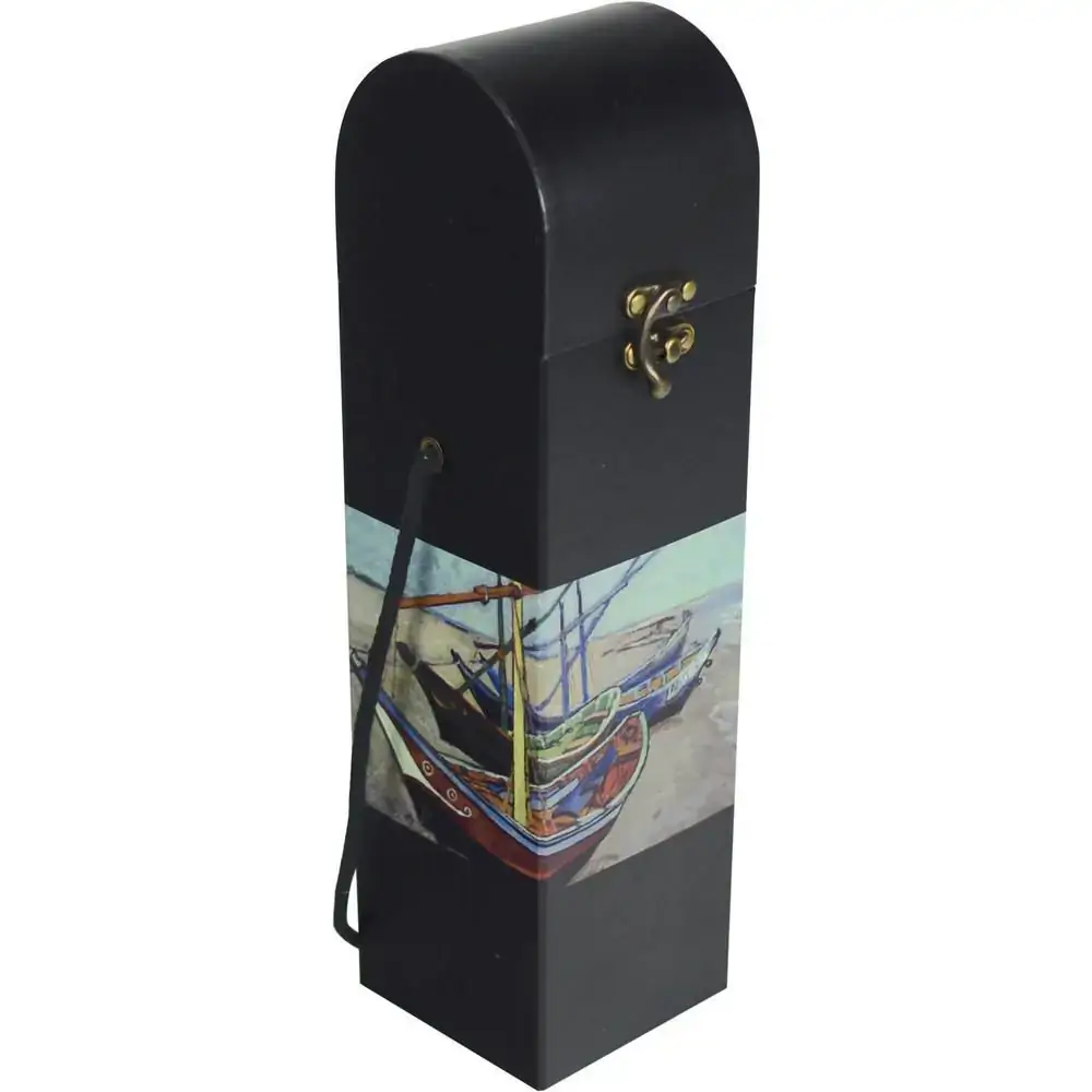 Porta Vinho Van Gogh Caixa C/tranca 17731