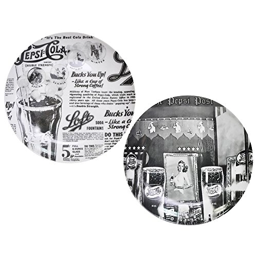 Jg 2 Pratos P/lanche Pepsi 20,5cm Jornal