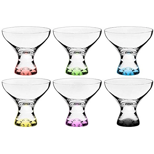 Jg Tacas Bohemia 6pcs Sobr.vega Colorido