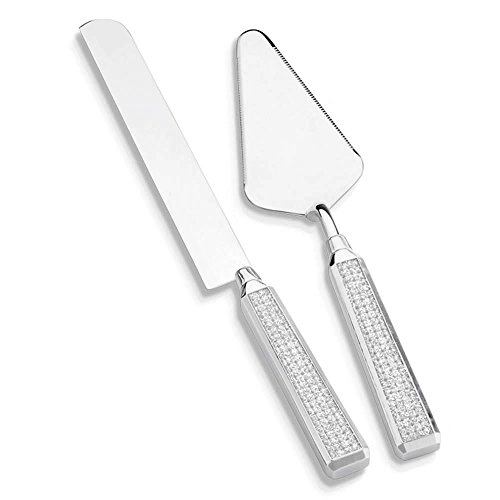 Jg.2 Pcs Regent Espatula/faca P/bolo Glitter
