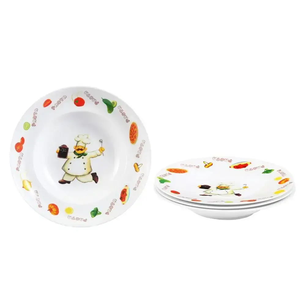 Jg 5 Pcs P/massa Dynasty Ceramica 30,5x21,5cm Chef