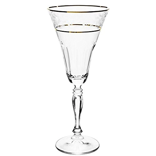 Jg.6 Tacas Agua Cristal Bohemia V.decor