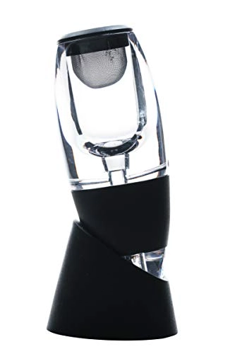 Aerador Vinho Acrilico Preto 14,5cm