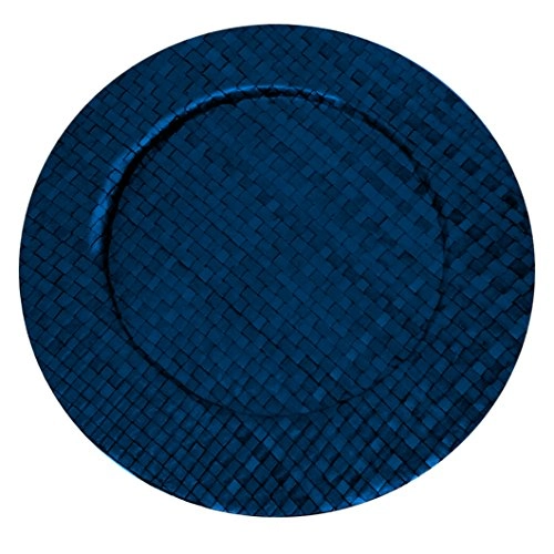 Sousplat Rattan Full Fit 33cm Pandanus Navy