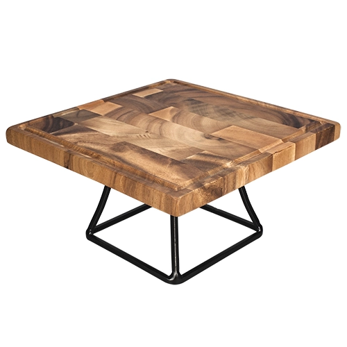 Prato Multiuso Full Fit 25x25cm Madeira C/pe