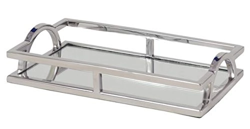 Bandeja Fracalanza 41x26cm Retang.inox Espelhada