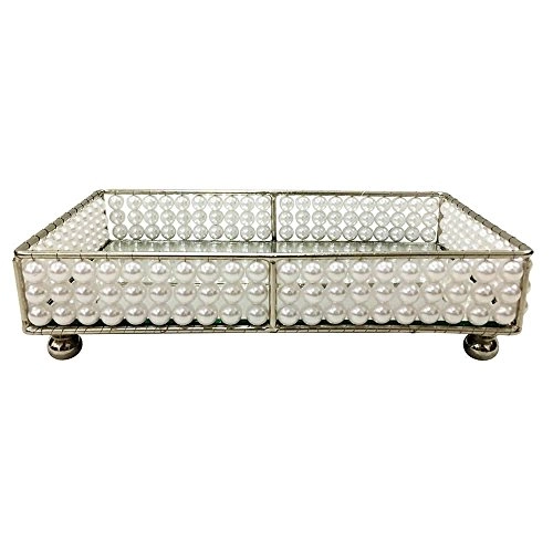 Bandeja Full Fit 25x15cm Retang.espelhada Pearl